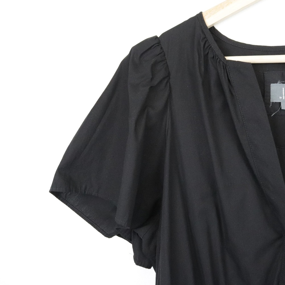 by Anthropologie The‎ Somerset Mini Dress Black 1X - Picture 7 of 12